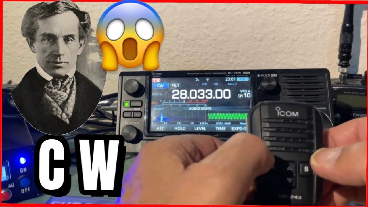 DESCOBREIX COM FER CW ICOM 705 de EA3HSL Jordi