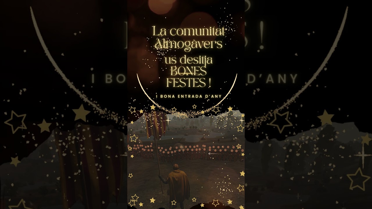 La comunitat Almogàvers del Monut&Blade us desitja Bones festes i millor entrada d'any! de Míriam Haze