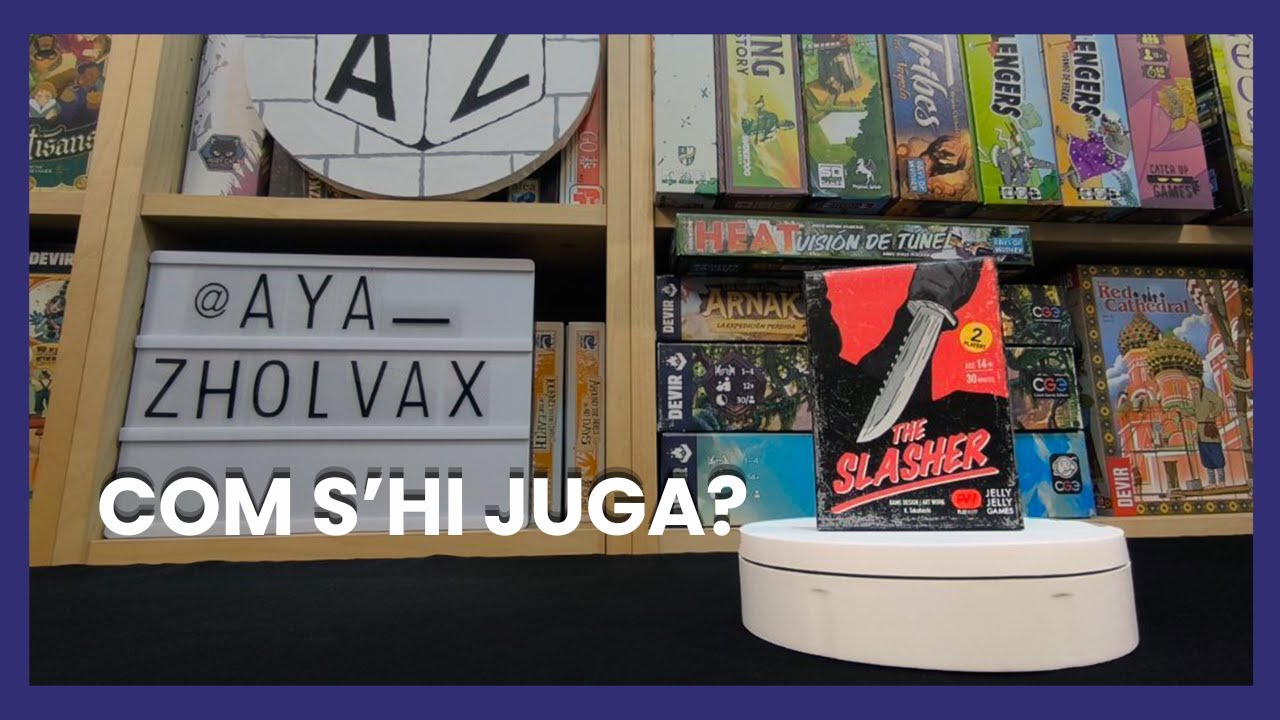 🔪 THE SLASHER - Com s'hi juga? [tutorial] de Aya_ZholvaX: Jocs de taula