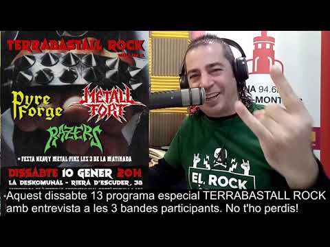 Aquest dissabte programa especial TERRABASTALL ROCK amb Pyre Forge, Metall Fort i Razers. de El Rock-Òdrom Ràdio