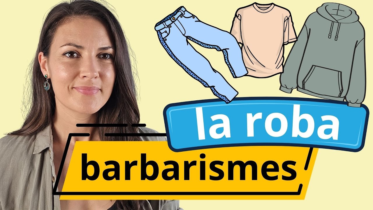 👗 La roba en català | Exercici de BARBARISMES amb les peces de vestir de Parlem d'escriure en català