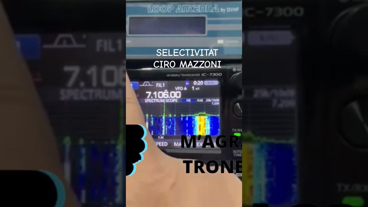 SELECTIVITAT ANTENA CIRO MAZZONI #babyloop #radioaficionats #radioaficionat #ea3hsl de EA3HSL Jordi