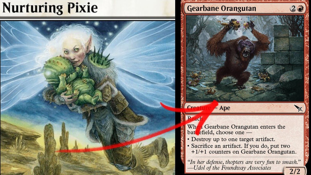 🧚‍♀️PIXIE ORANGUTANA🦍 mtg Arena Estàndard de Cats of the Coast