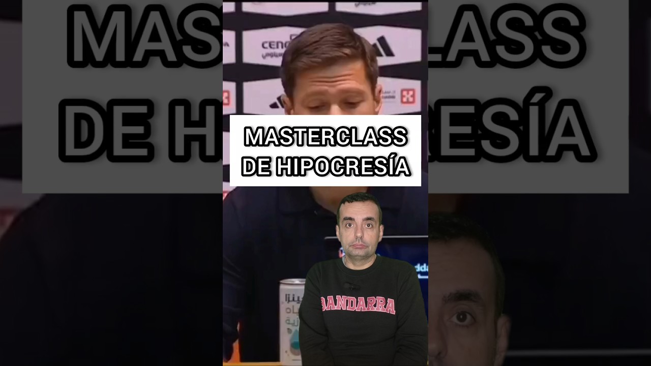Masterclass de hipocresía con Xabi Alonso de Àngel Aguiló Palou