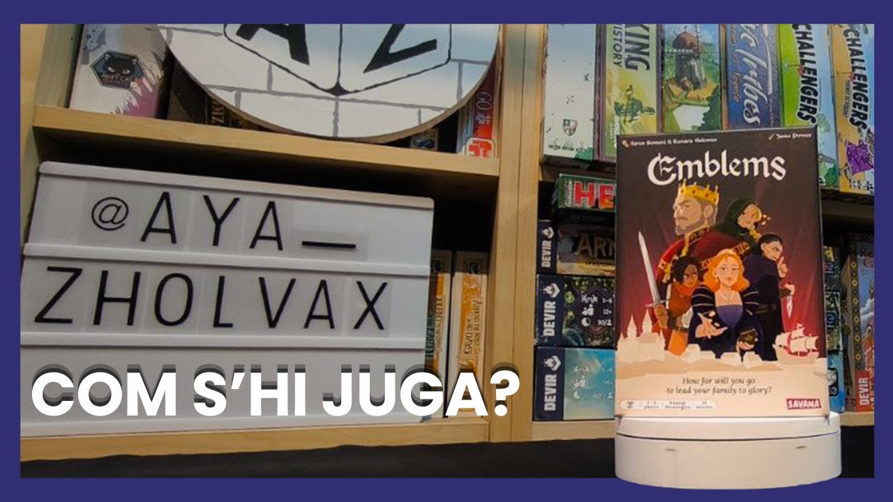 🏰 EMBLEMS - Com s'hi juga? [tutorial] de Aya_ZholvaX: Jocs de taula