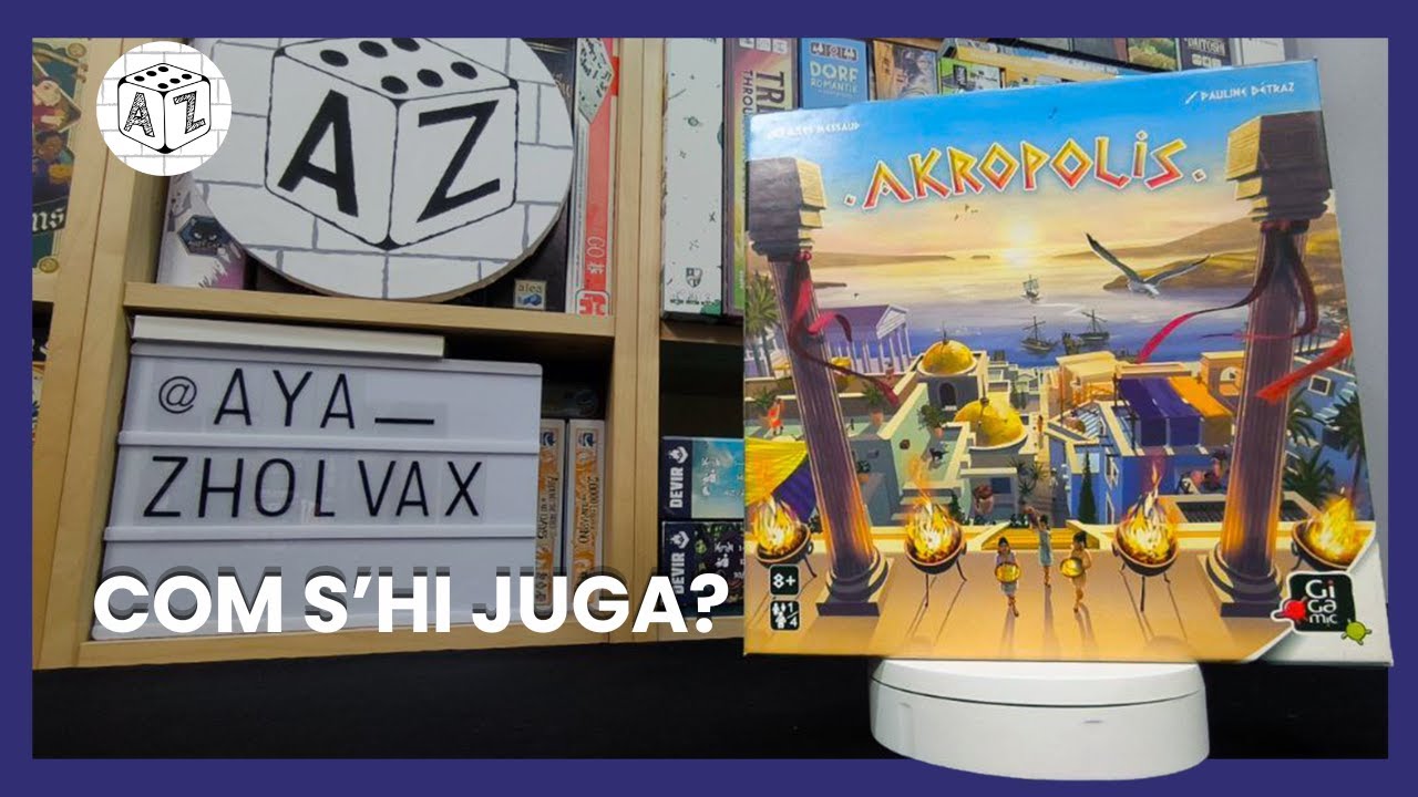 🏺 AKROPOLIS - Com s'hi juga? [tutorial] de Aya_ZholvaX: Jocs de taula