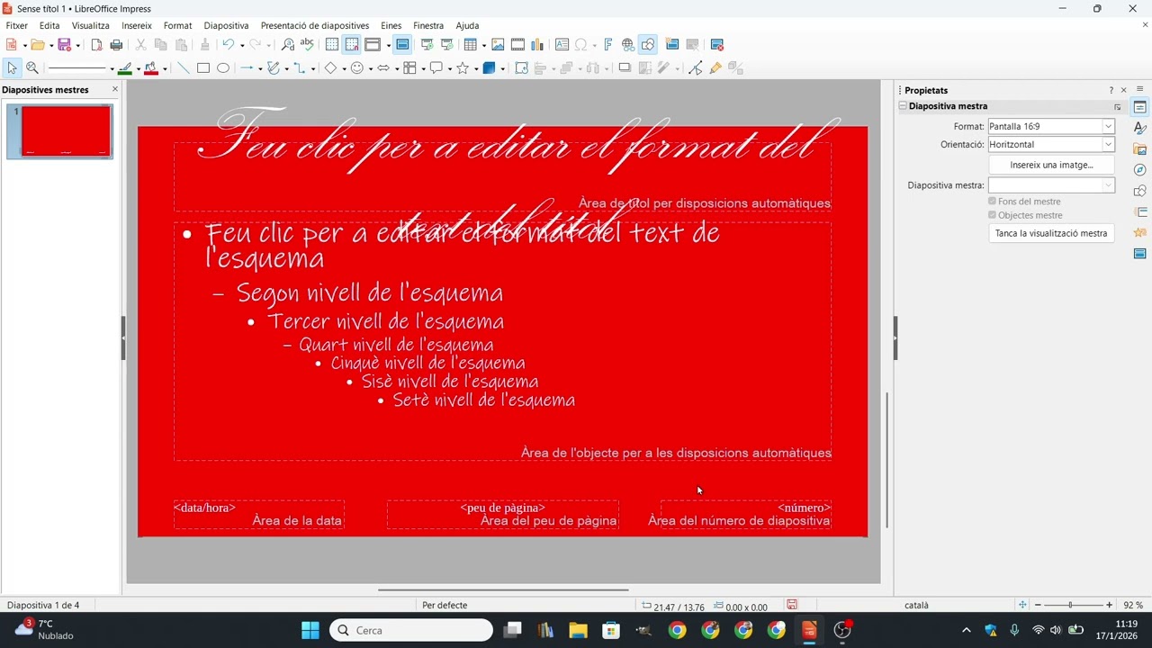 Com editar la diapositiva mestra de Libreoffice Impress de Xavier Àgueda COMPETIC