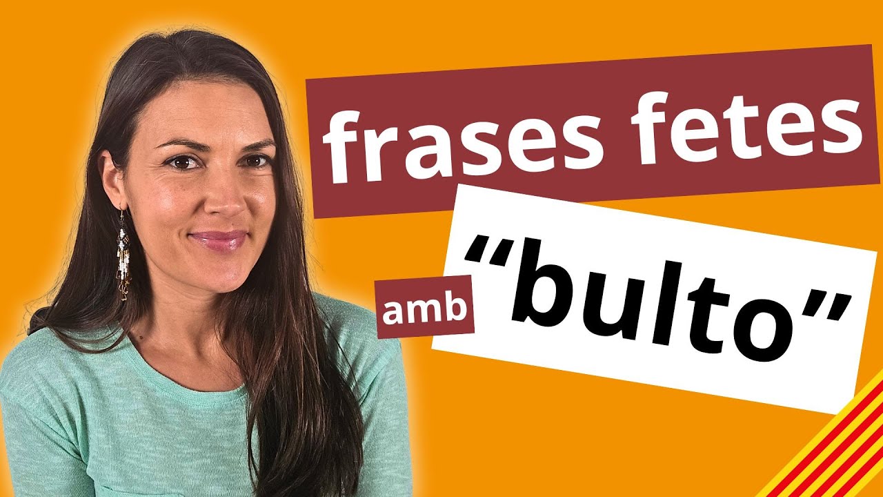 ❌ No diguis "és un error de BULTO" o "escórrer el BULTO"! Corregim frases fetes amb BULTO de Parlem d'escriure en català
