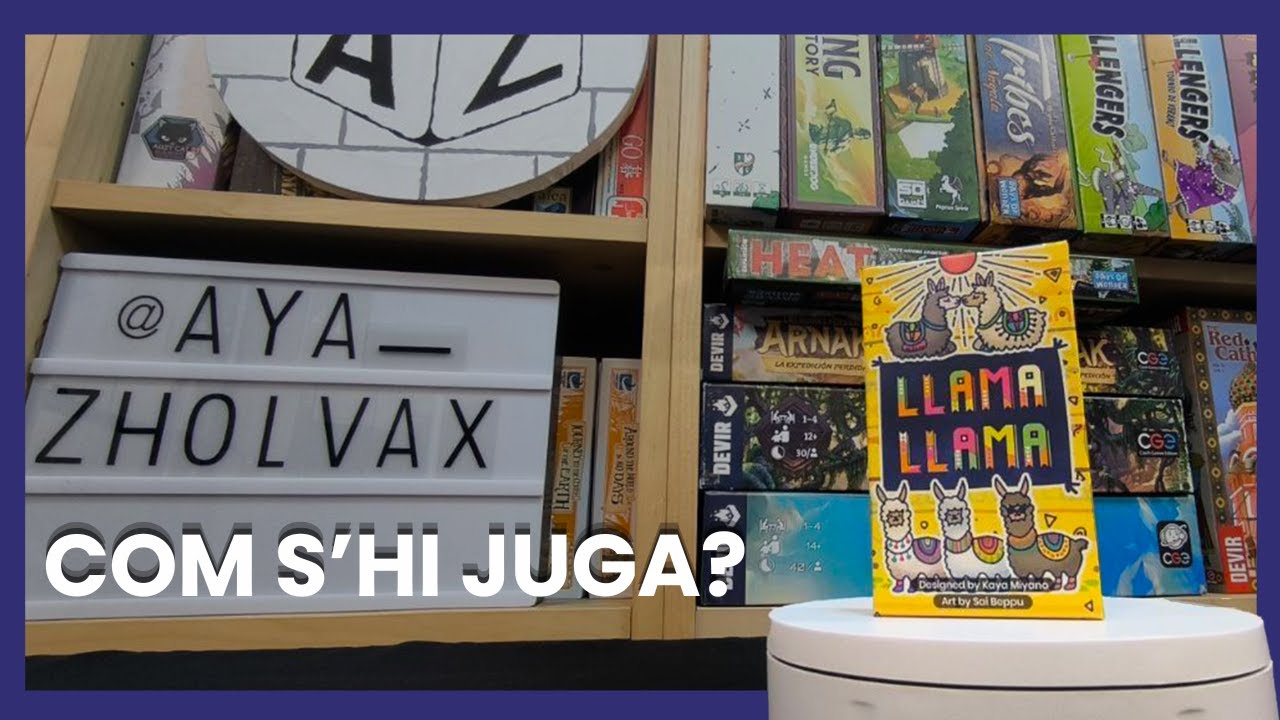🦙 LLAMA LLAMA - Com s'hi juga? [tutorial] de Aya_ZholvaX: Jocs de taula