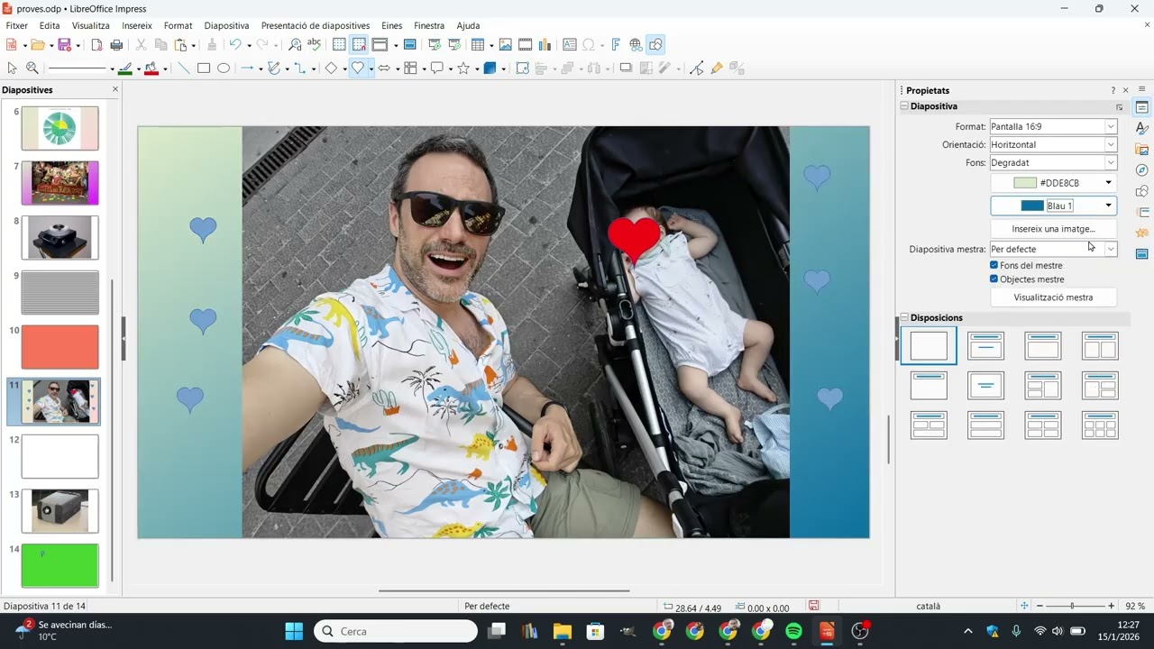 Com canviar el fons d'una diapositiva amb Libreoffice Impress de Xavier Àgueda COMPETIC