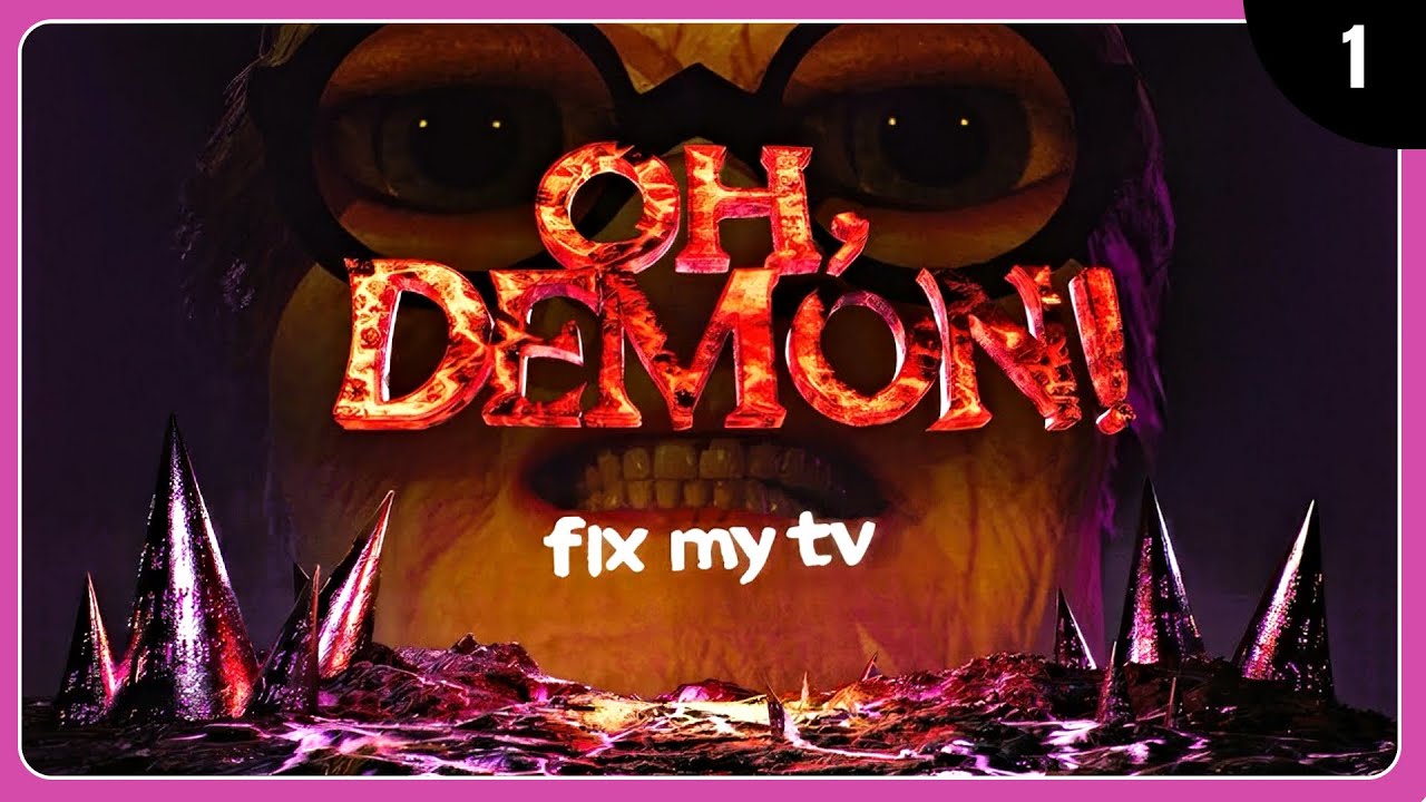 LI ARREGLEM LA TV A LA VIEJA SABROSA 📺📡👹🔨 | OH DEMON! Fix My TV Gameplay Català de Yuki Gaming