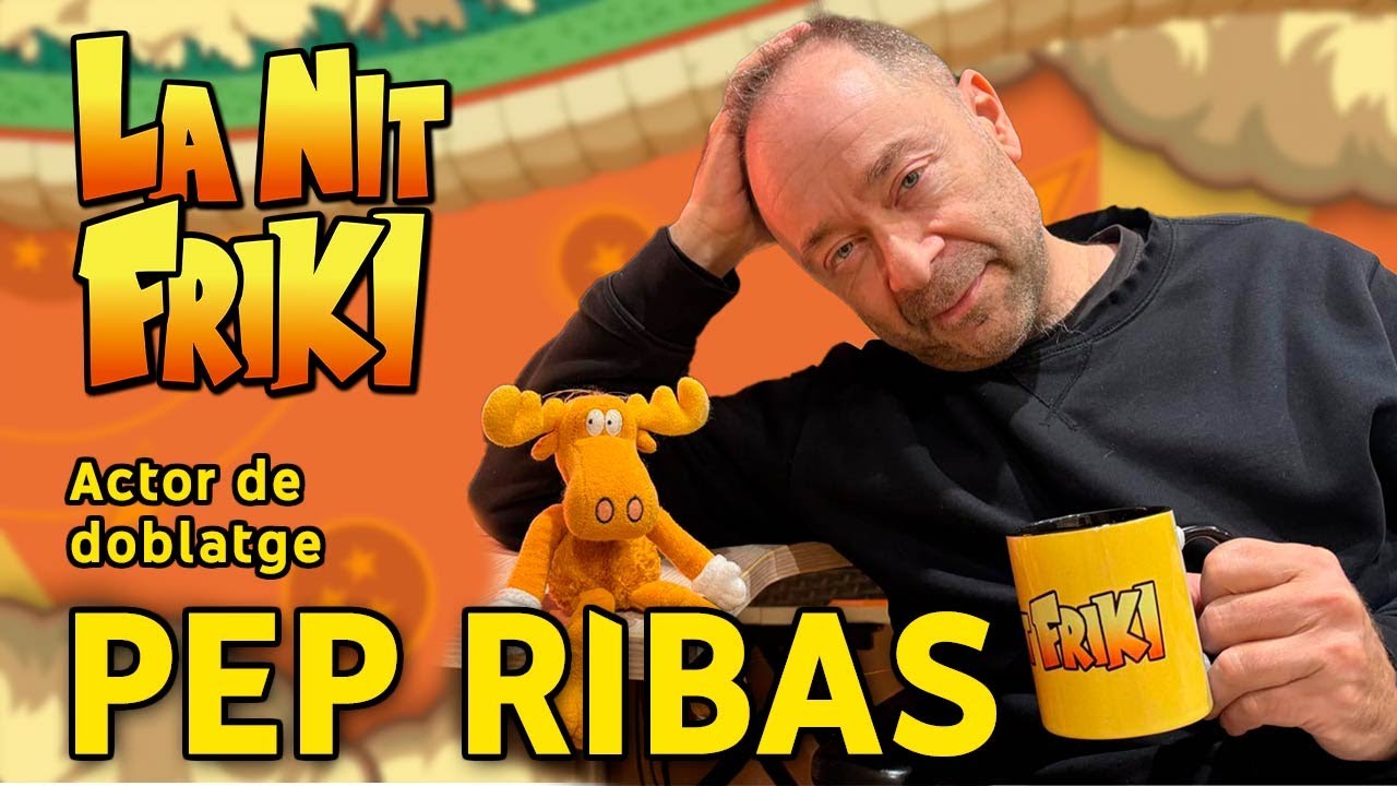 Pòdcast de LA NIT FRIKI - Ep39 - PEP RIBAS (veu d'en BullWinkle, Burter, Bojack, Lemo i molts més) de La Nit Friki