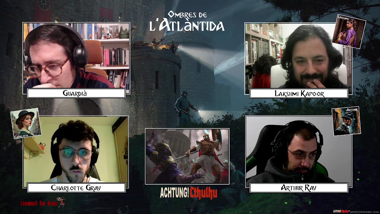 Sessió 26 "Ombres de l'Atlàntida" - #Achtung!Cthulhu #RolEnCatalà de Tirant lo dau