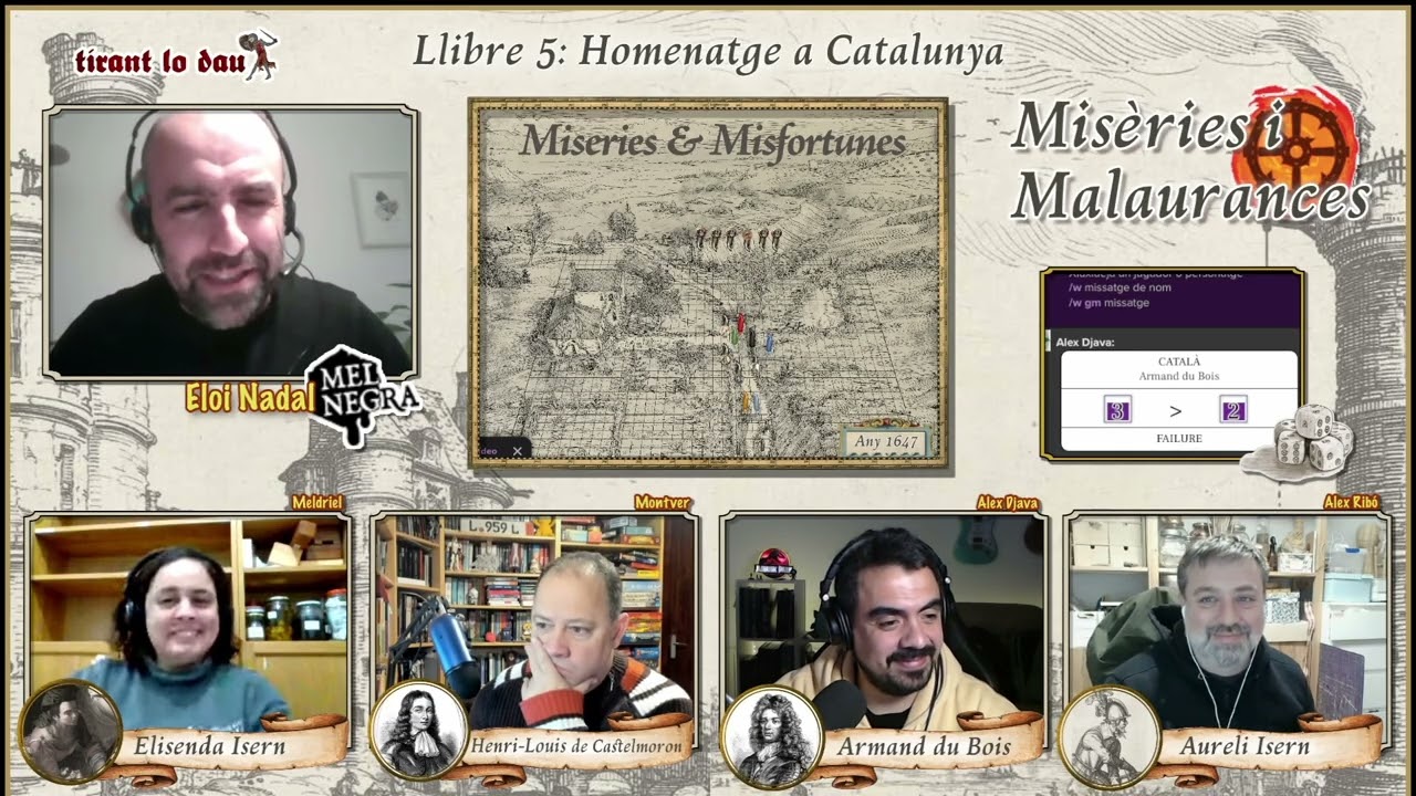 Homenatge a Catalunya (3/X) - Misèries i malaurances // Rol en Català de Tirant lo dau