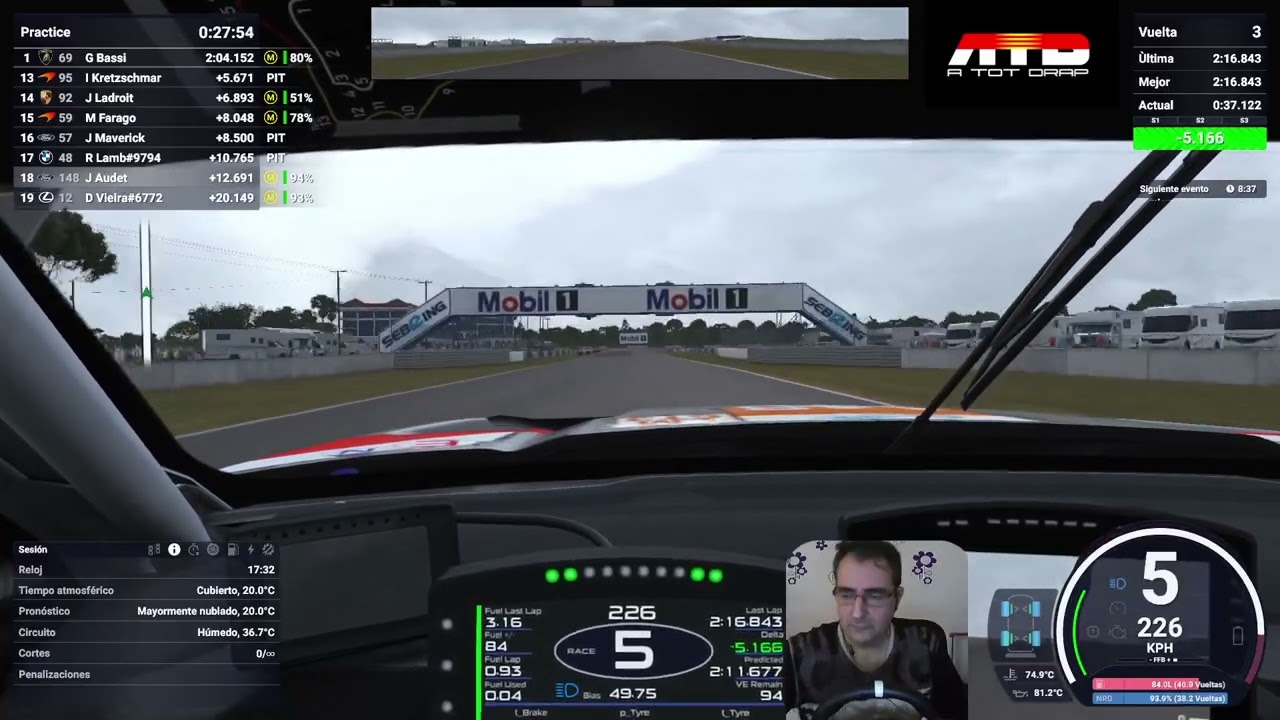 LMU - LMGT3 SPRINT CUP: Week 4 | ATOTDRAP !discord de A tot Drap Simulador