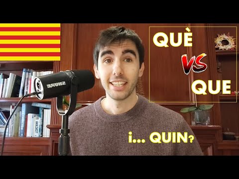 GRAMÀTICA CATALANA: QUE, QUÈ I QUIN - (Subtítols: català) de Català al Natural