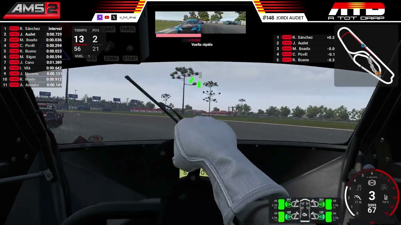 AMS2 - SprintRace Test | ATOTDRAP !discord de A tot Drap Simulador