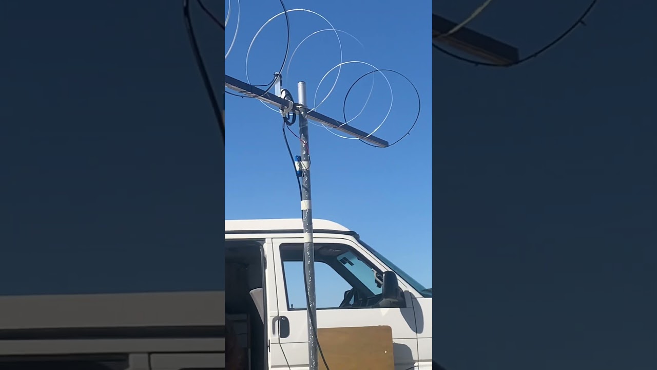 La guerra contra el vent en un concurs VHF portàtil #radioaficionat #portable de EA3HSL Jordi
