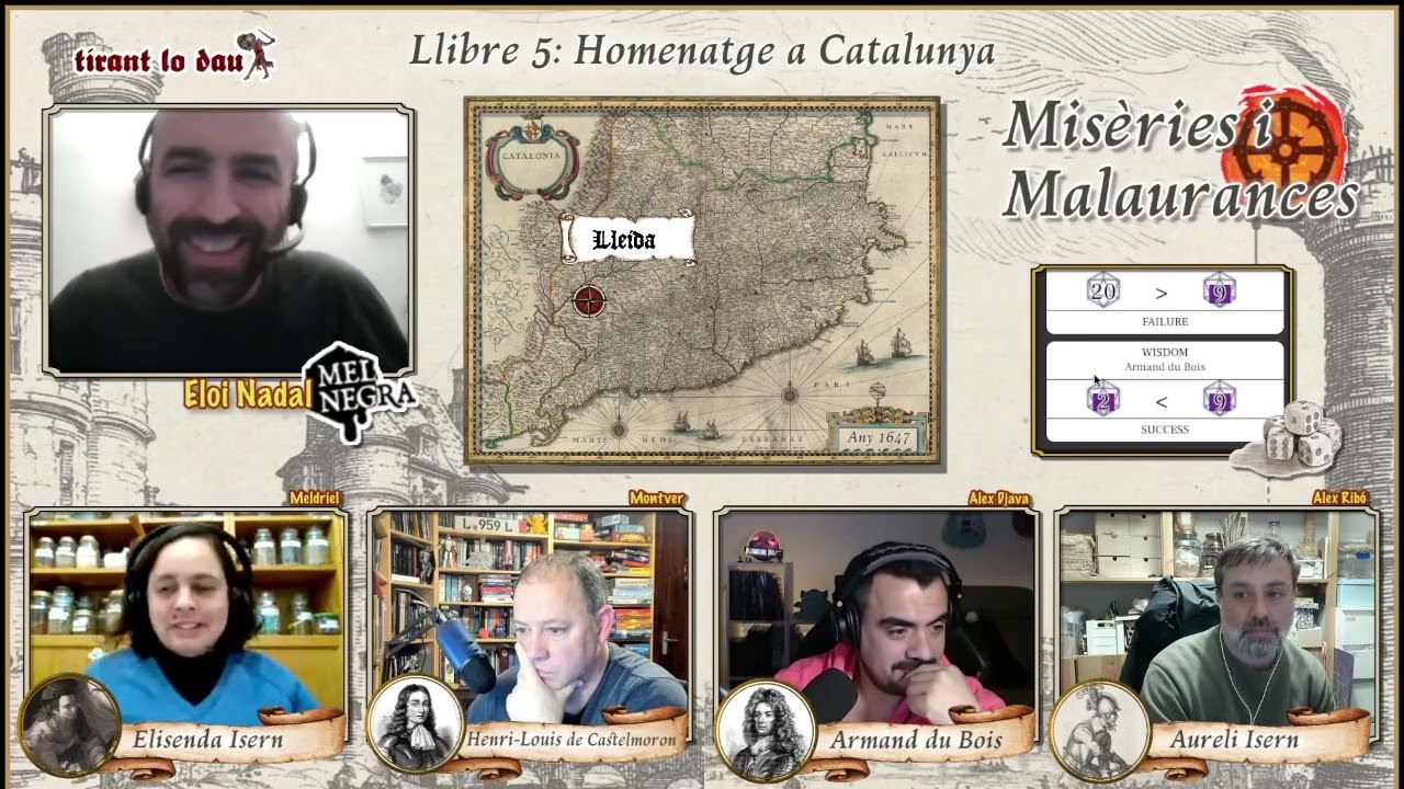 Homenatge a Catalunya (5/6) - Misèries i malaurances // Rol en Català de Tirant lo dau