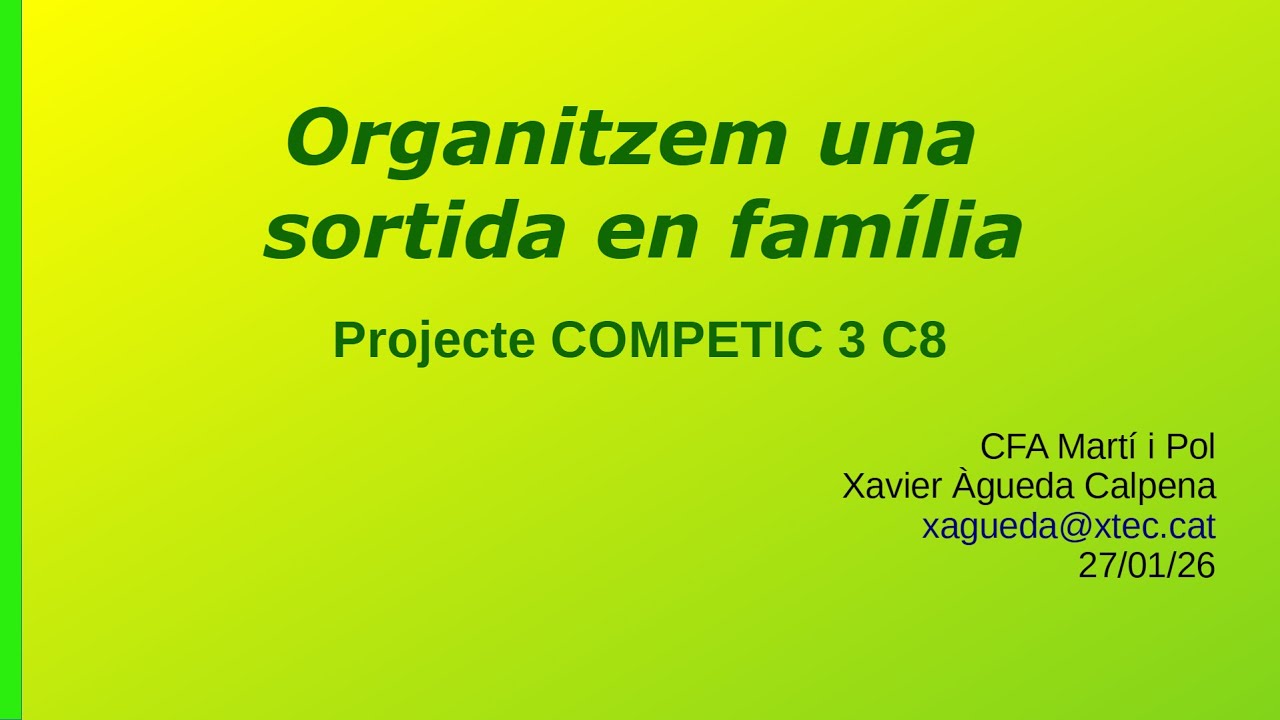 Portada del Projecte de COMPETIC 3 C8 del curs 24-25 (2) de Xavier Àgueda COMPETIC