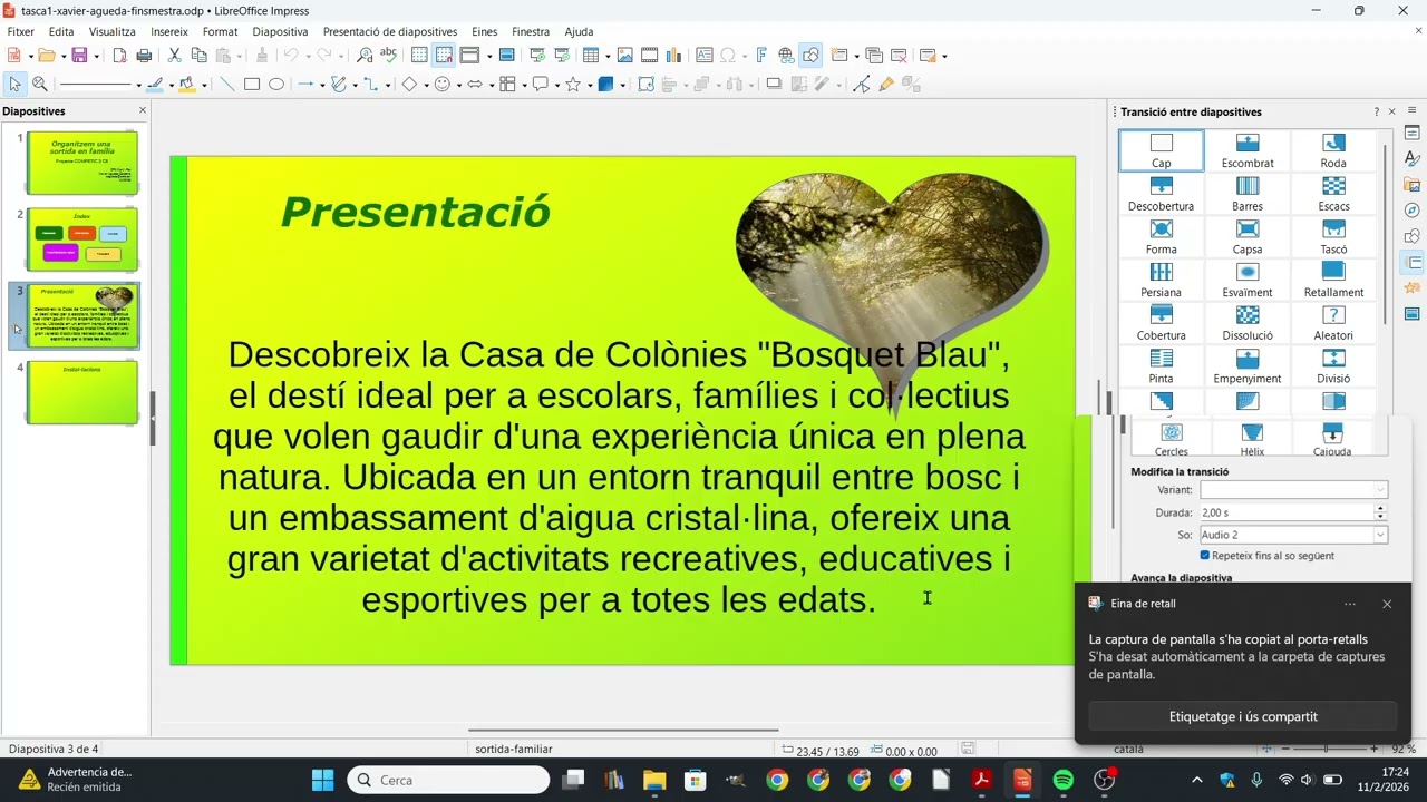Enganxem una captura de pantalla a les notes d'orador del Projecte de COMPETIC 3 C8 24-25 (5) de Xavier Àgueda COMPETIC