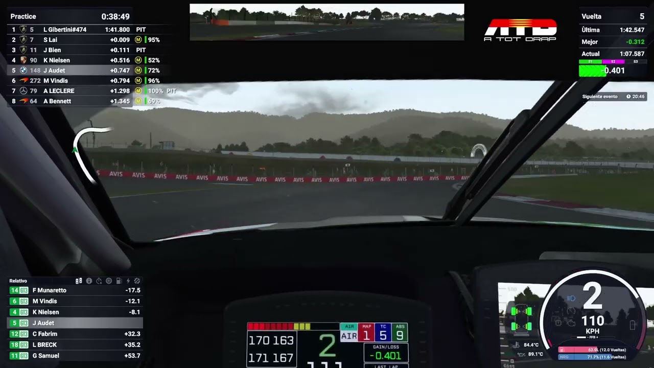 GT3 Online Championship S9 R1 @fuji | ATOTDRAP !discord de A tot Drap Simulador