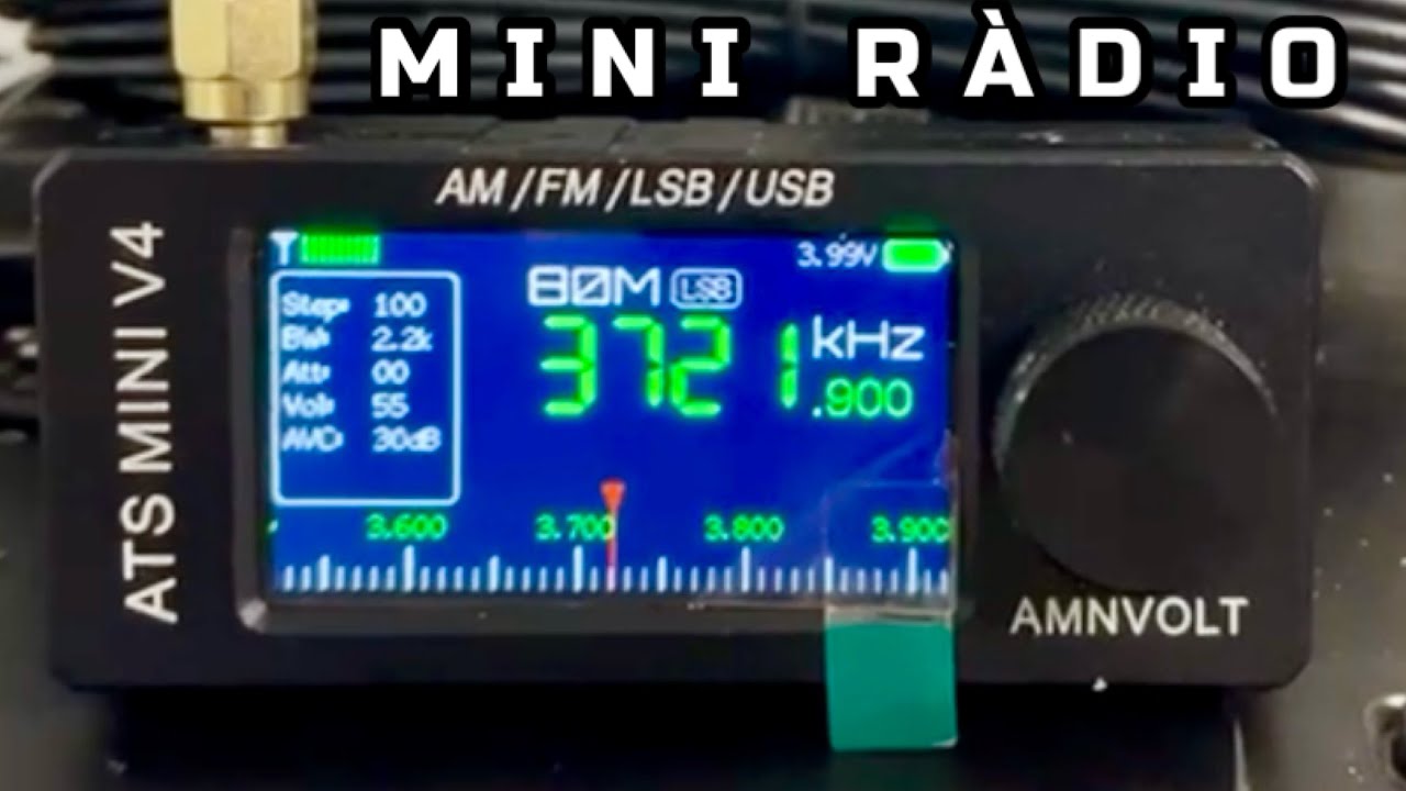 ATS MINI V4 | Receptor portàtil que sorprèn tots els radioaficionats de EA3HSL Jordi