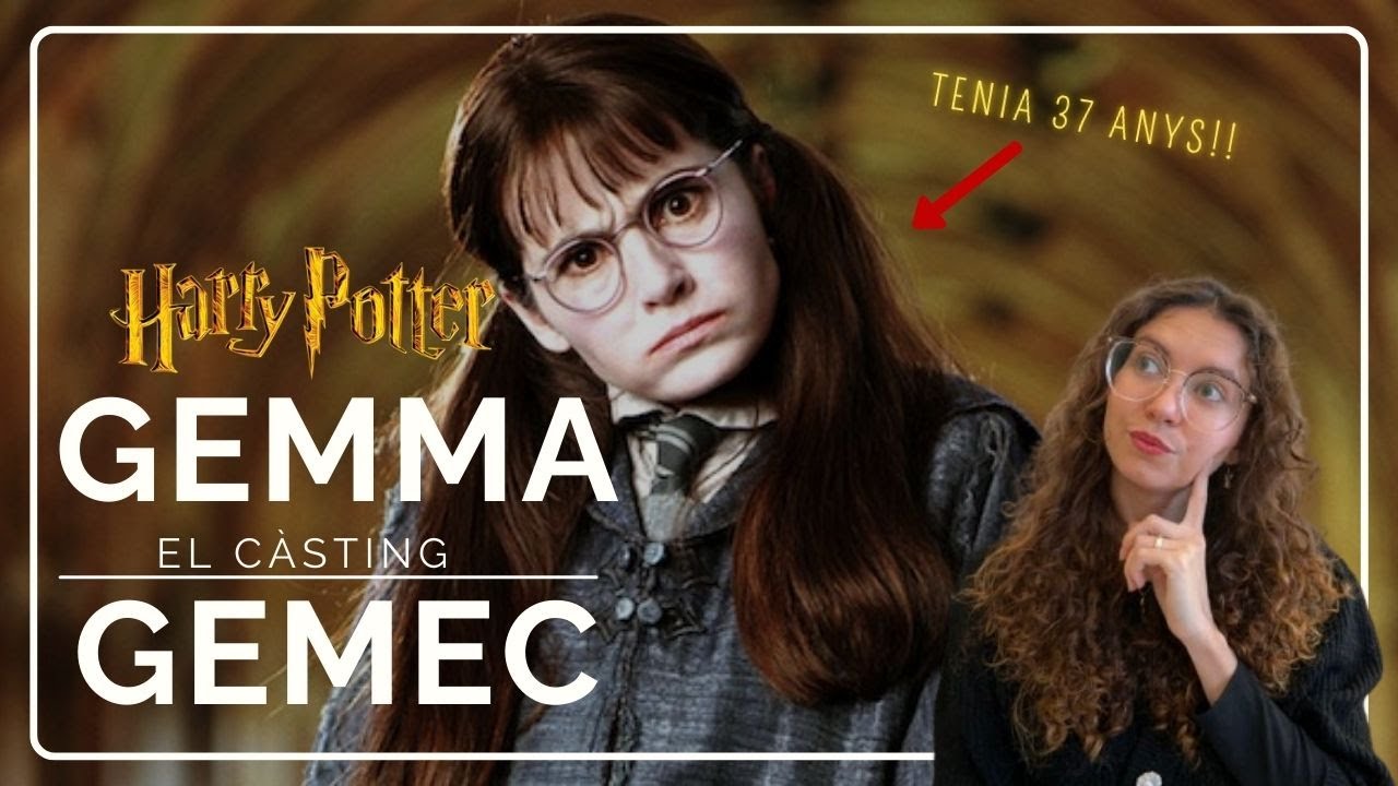 Tenia 37 anys!!🎂 Quan va interpetar a la Gemma Gemec 😱 de Harry Potter en Català
