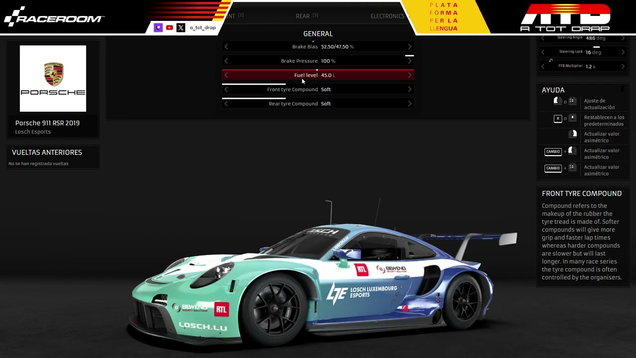 Rankeds de RaceRoom de GRATIS | ATOTDRAP !discord de A tot Drap Simulador