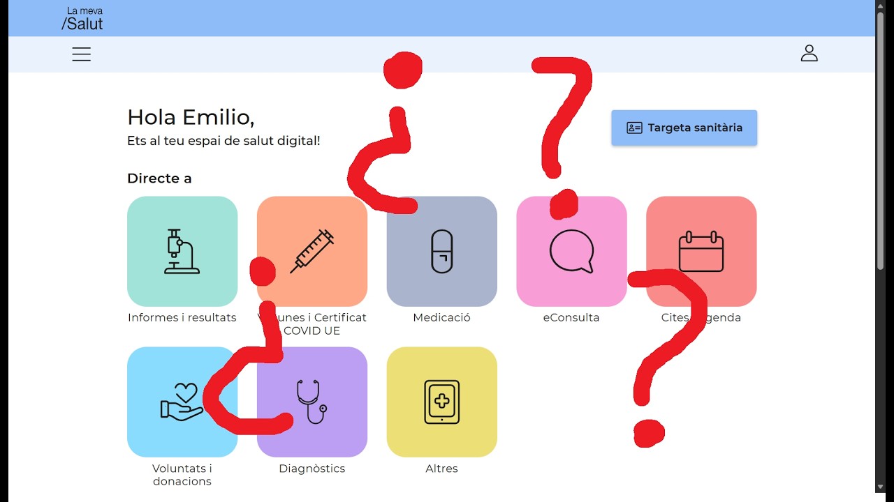 INFORMACIÓ - CatSalut (La meva salut) Com compartir fitxers amb la/li/el professional sanitari 2026. de Emilio López