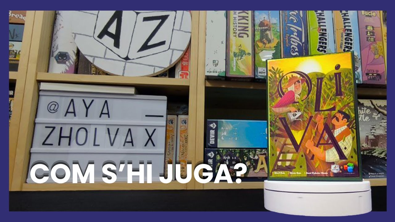 🍈 OLIVA - Com s'hi juga? [tutorial] de Aya_ZholvaX: Jocs de taula