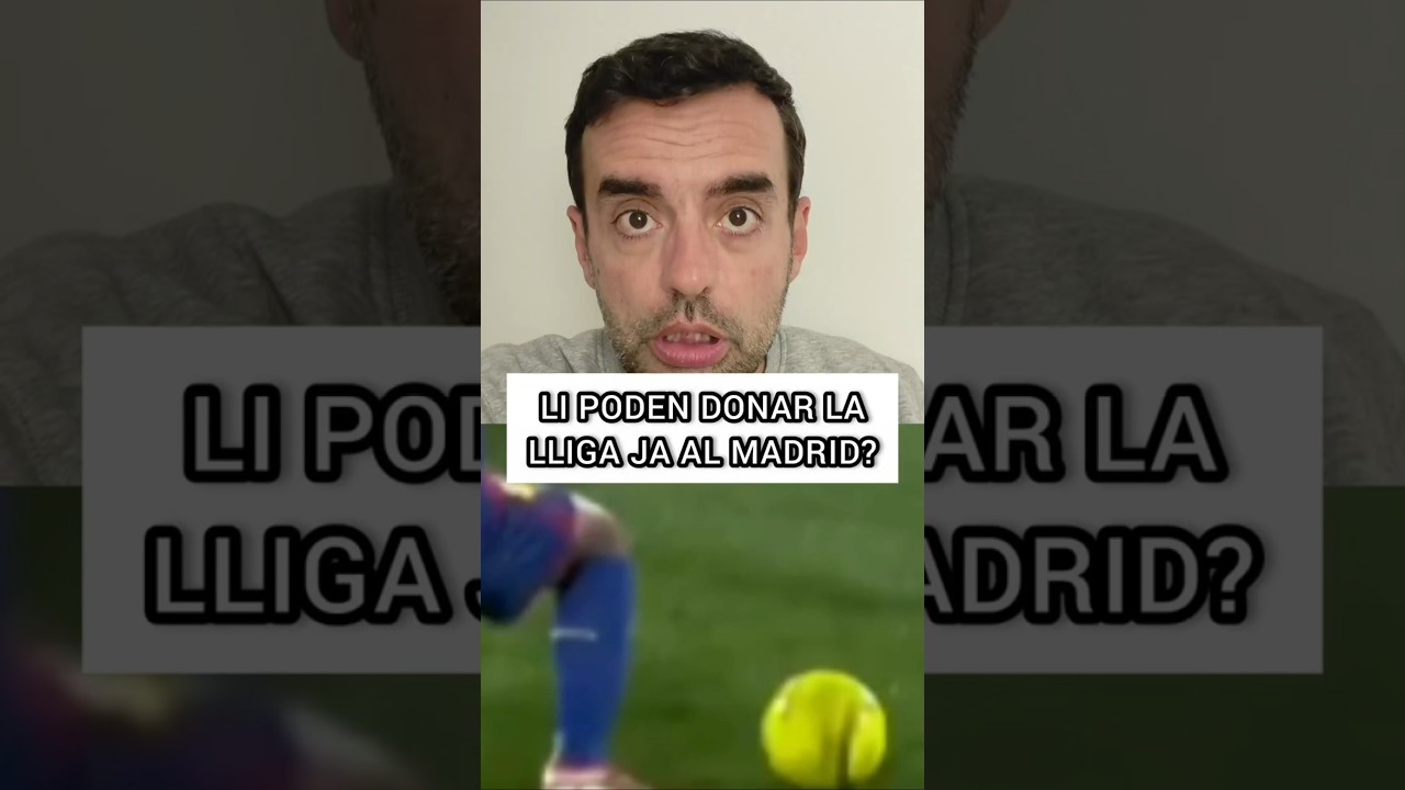 Li poden donar ja la lliga al Madrid, per favor? de Àngel Aguiló Palou