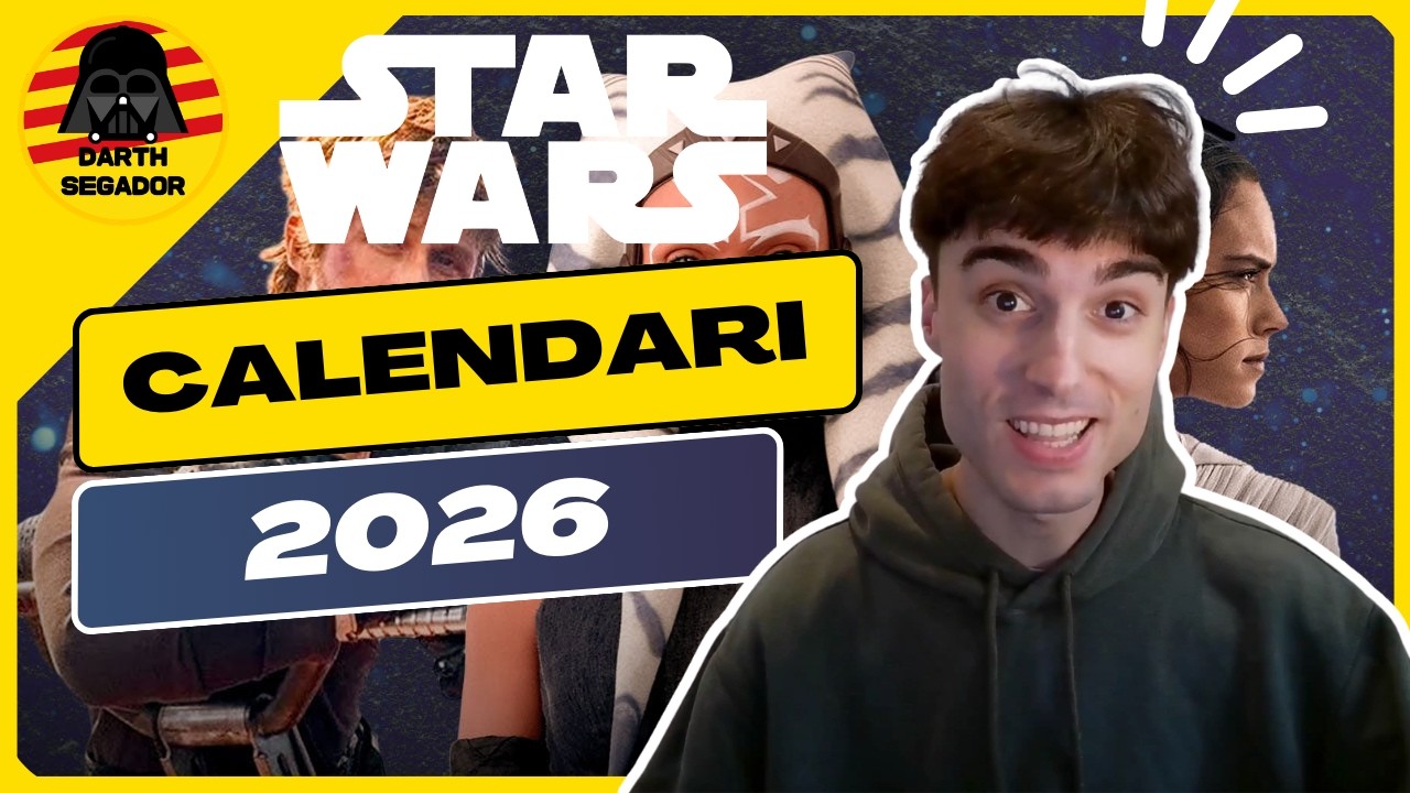 🗓️ CALENDARI de FILMS i SÈRIES de STAR WARS de 2026 i més enllà de Darth Segador