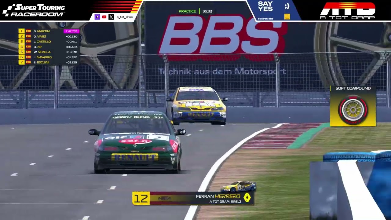 SuperTouring ATD - R2: Zhuhai Circuit GP | ATOTDRAP !discord de A tot Drap Simulador