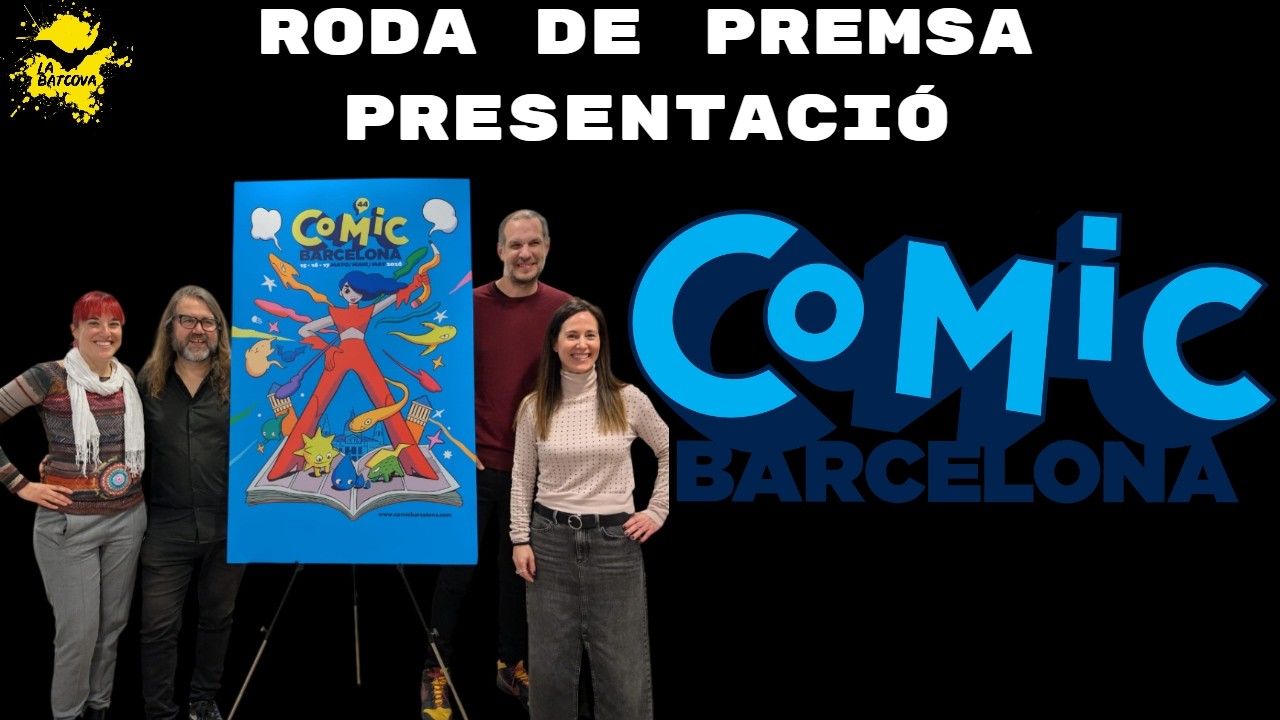 Roda de premsa de presentació del Comic Barcelona 44 @ComicBarcelona de LaBatcova