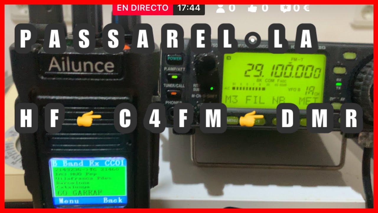wires-x analogic HF Connectat al room wires CT-CATALANA i, alhora DMR 21460 BM de EA3HSL Jordi