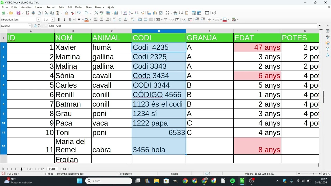 Com cercar i substituir expressions regulars per eliminar tot el que no siguin xifres amb Calc de Xavier Àgueda COMPETIC