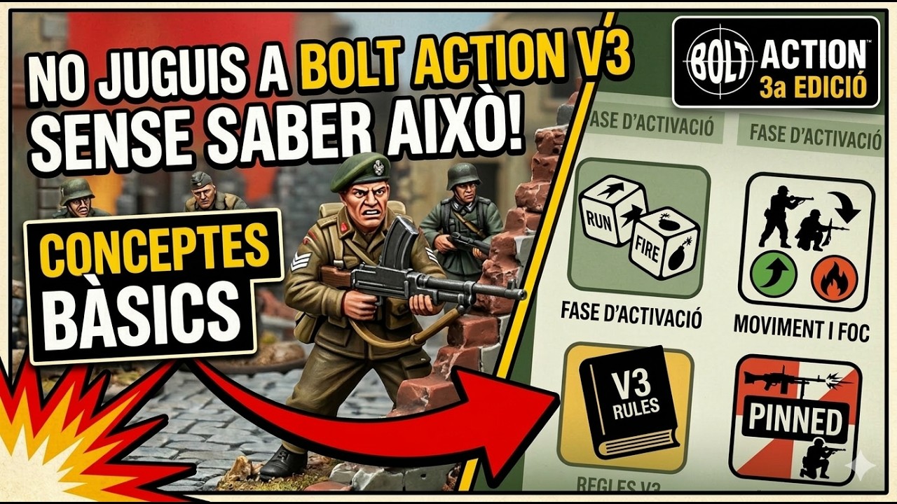 No juguis a Bolt Action V3 sense saber això! conceptes bàsics (podcast en Català generat amb IA) de Ganix