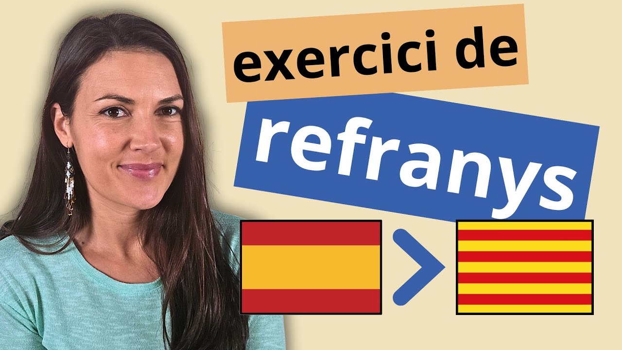 👩🏼‍🏫 EXERCICI de REFRANYS en català | Com es diu “No es oro todo lo que reluce” en català? de Parlem d'escriure en català