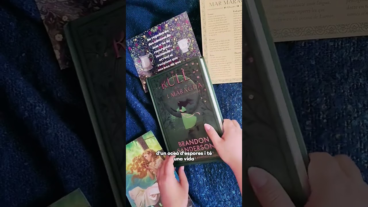 #Unboxing de "Rull del mar maragda" de Brandon Sanderson ☕ de Paraula de Mixa