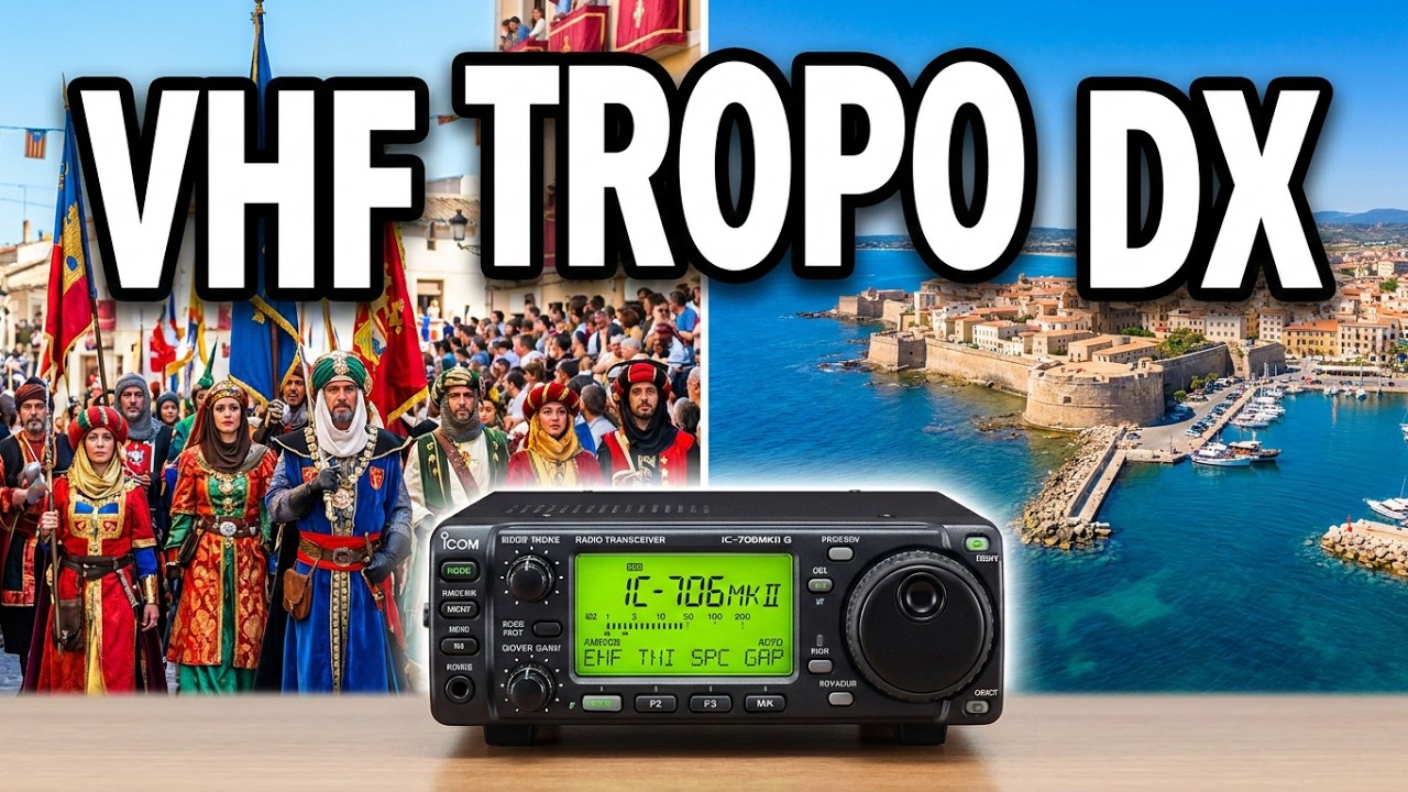 Alcoi i Sardenya en VHF Tropo de EA3HSL Jordi