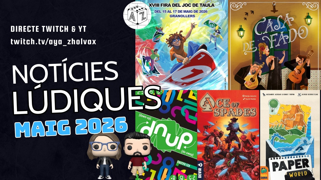 📰🎴Notícies Lúdiques MAIG 2026 | de Aya_ZholvaX: Jocs de taula
