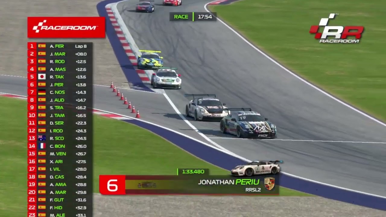 RRacing School - Porsche Cup World Tour | Ronda 2 - Red Bull Ring | Retransmissión de A tot Drap Simulador