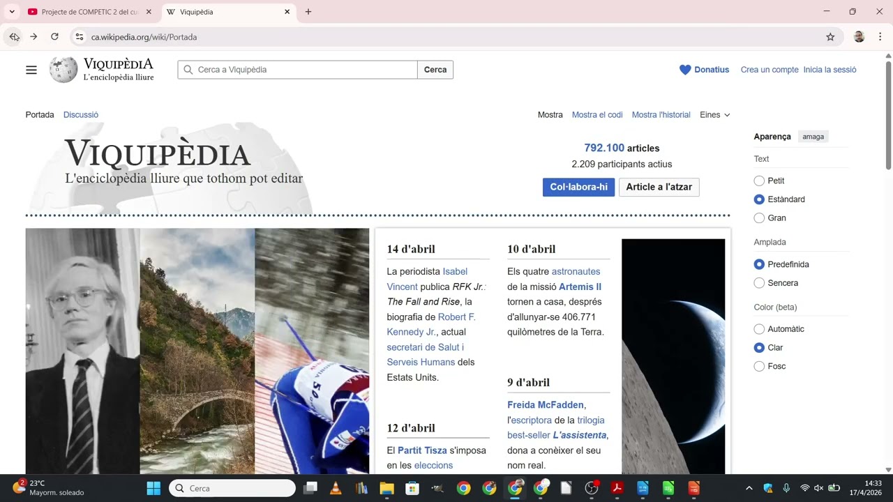 Com i per què crear un usuari de la Wikipedia de Xavier Àgueda COMPETIC