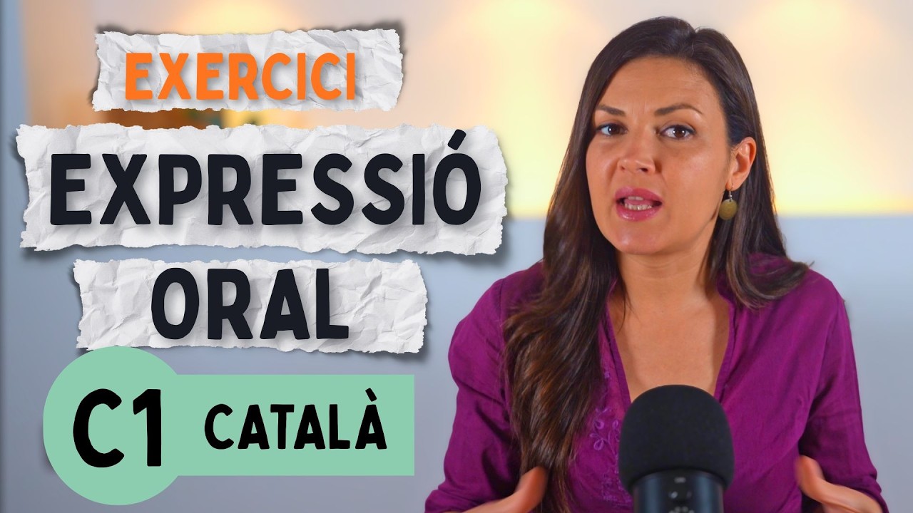 🗣️ EXERCICI d'expressió ORAL del nivell C1 de català | 🔊 Amb ÀUDIO! de Parlem d'escriure en català