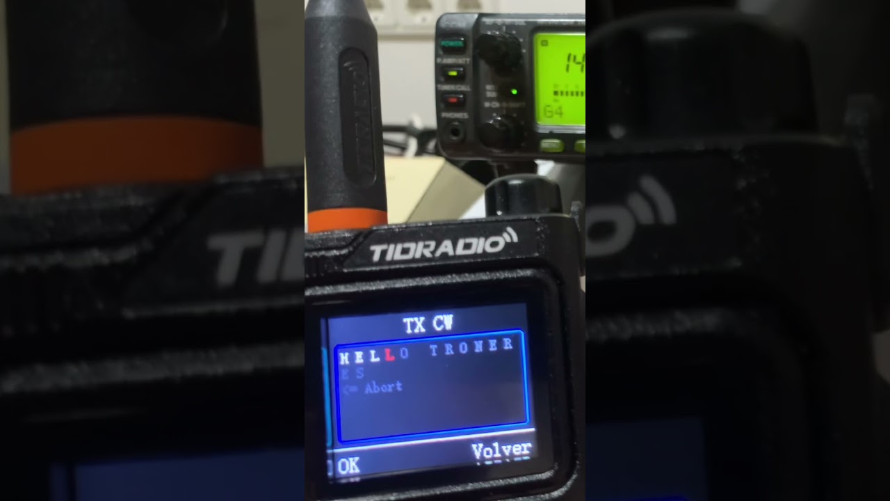 CW WALKIE-TALKIE TX #hamradio #radioaficionats de EA3HSL Jordi