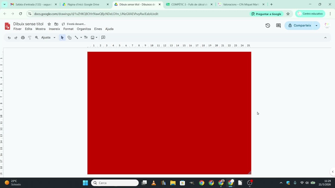 Com canviar el color de fons dels dibuixos de Google Drive de Xavier Àgueda COMPETIC