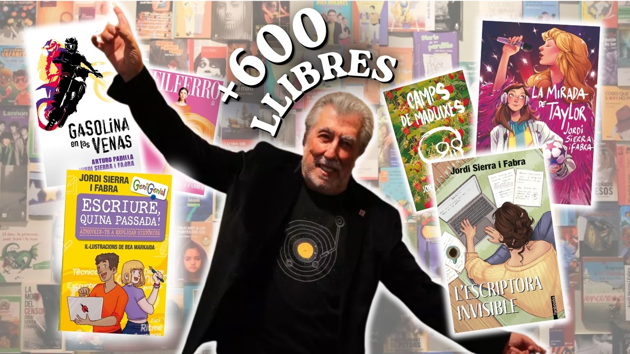 Entrevista a JORDI SIERRA I FABRA 📚 autor de +600 LLIBRES! de Paraula de Mixa