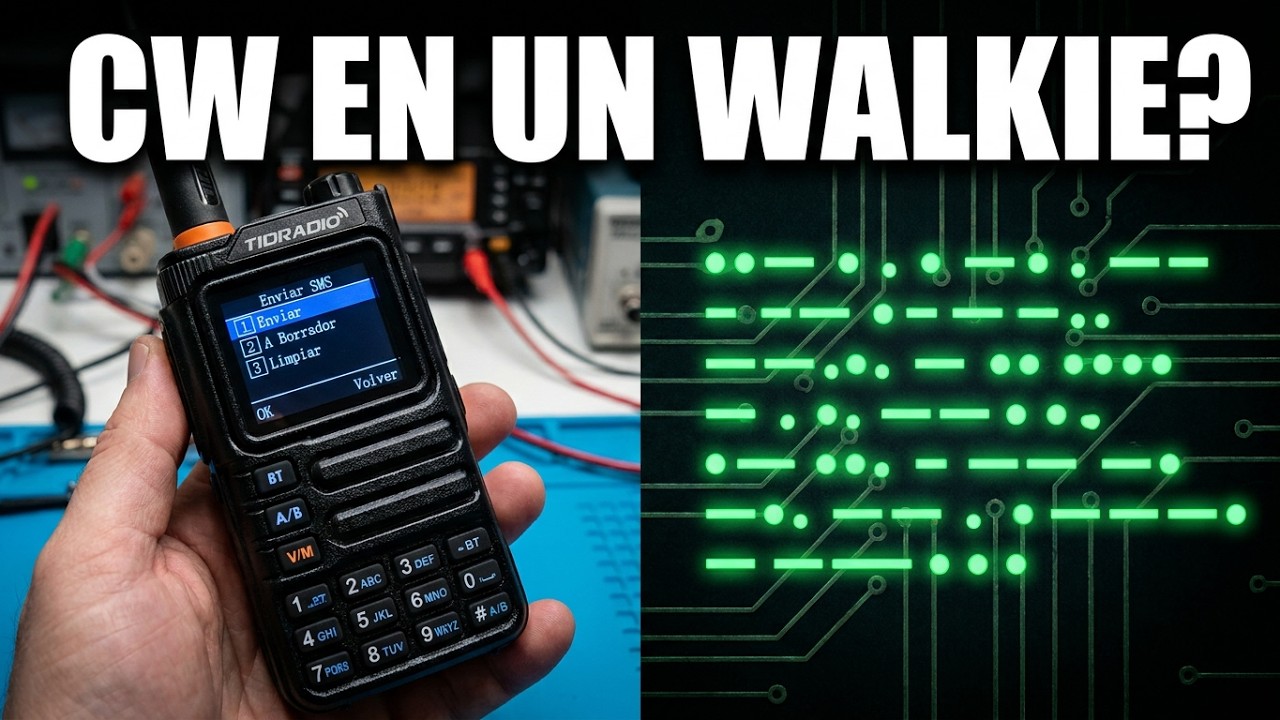 TIDRADIO TD-H9 V32: Com transmetre i rebre CW (TX/RX) de EA3HSL Jordi