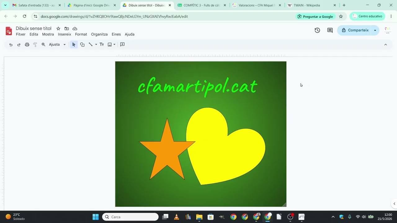 Com baixar un dibuix de Google Draw al meu ordinador (en JPG, PNG, PDF o SVG) de Xavier Àgueda COMPETIC